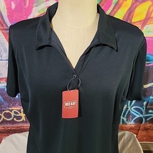 New Men's Red Kap Navy Blue Polo Shirt 3XL